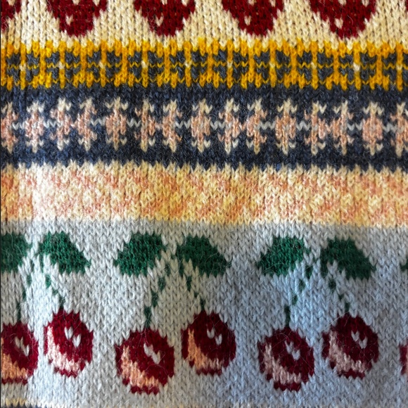 Zara fruit jacquard sweater NWT - Picture 4 of 12